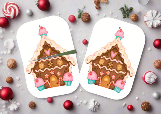 Flisat Insert- GingerbreadHouse