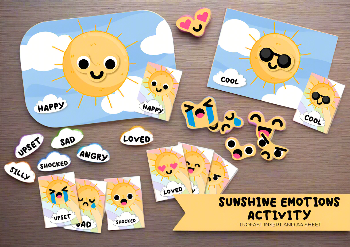 Flisat insert -sunshine emotion matching activity