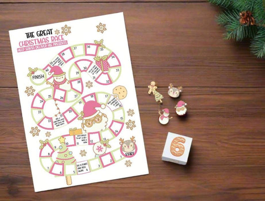 Christmas family board game - The Great Christmas Race