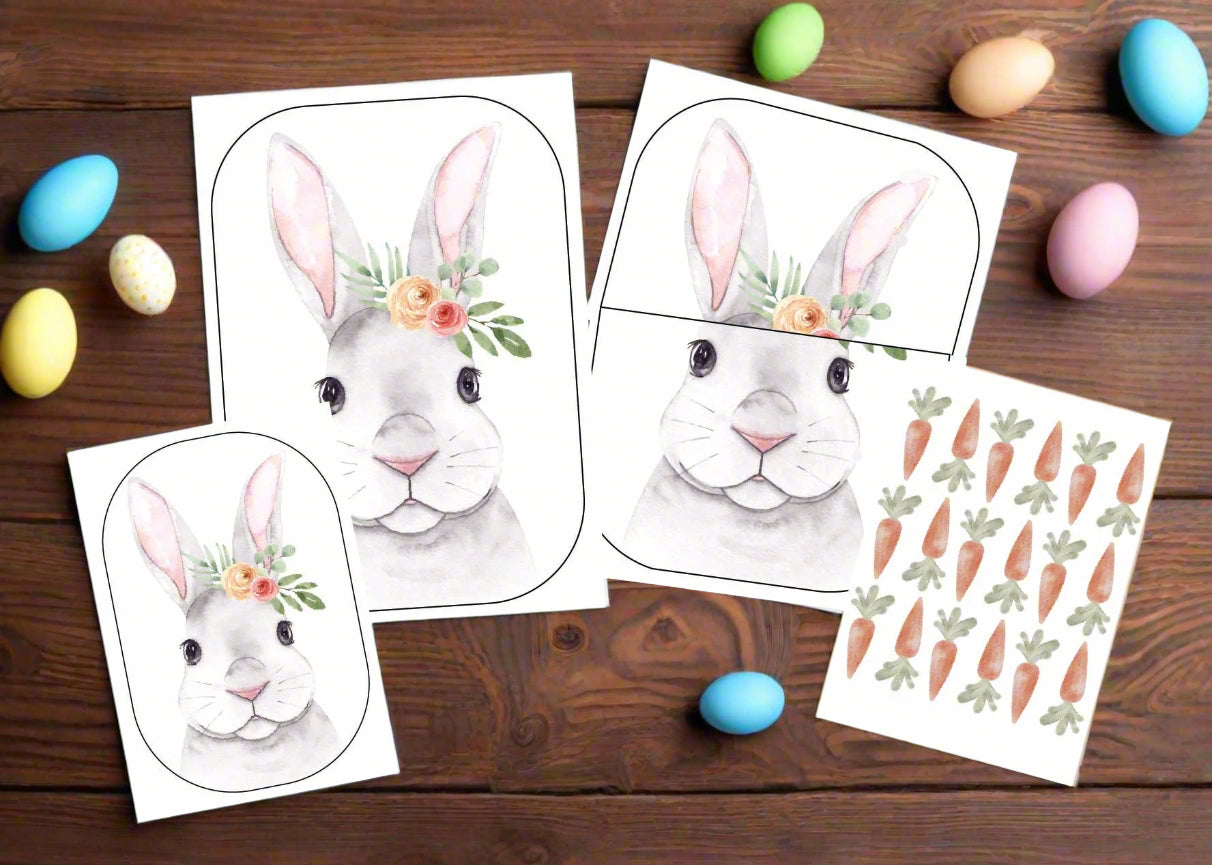 Easter Bunny feeding activity insert