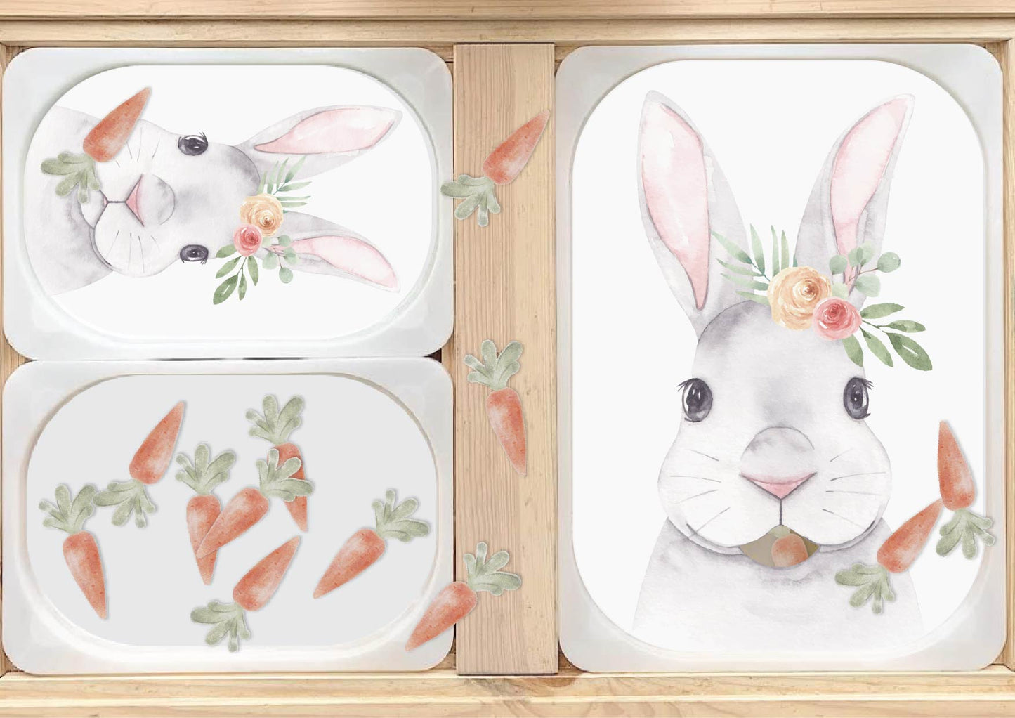 Easter Bunny feeding activity insert